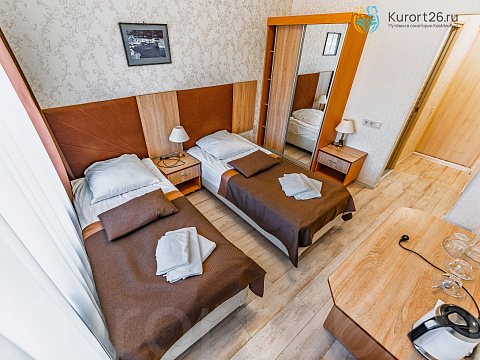 Санаторий «им. Димитрова» Кисловодск. Двухместный номер  «Комфорт»